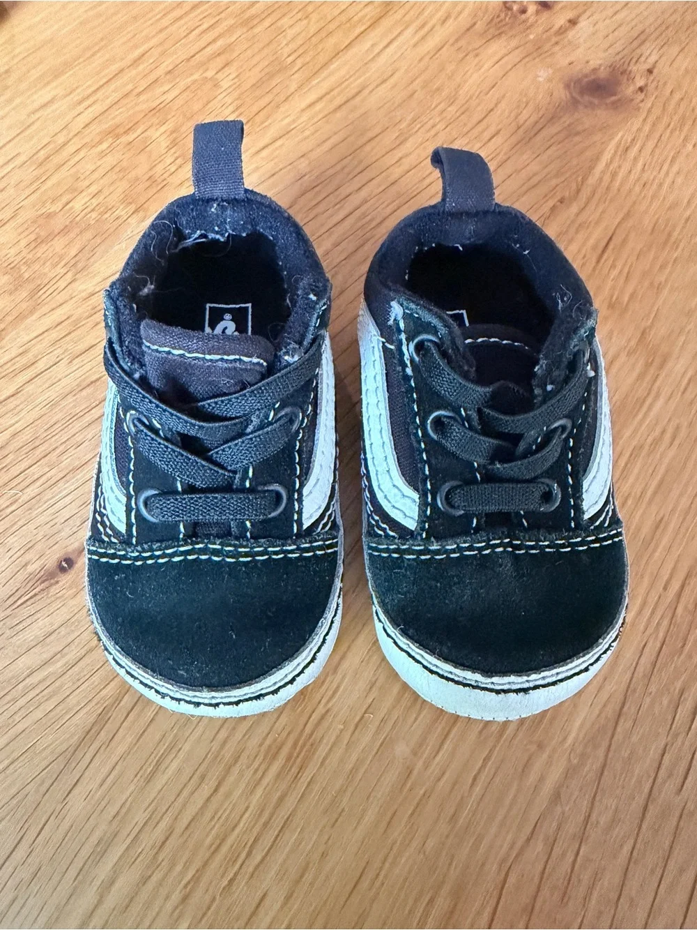 Vans Black and White Kids' Casual Sneakers